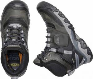 Buty trekkingowe męskie Keen Ridge Flex Mid WP Magnet/Black r. 41 (KE-1024911) 4