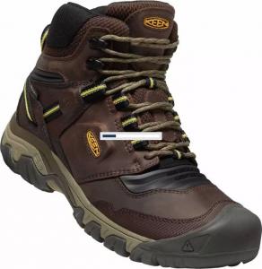 Buty trekkingowe męskie Keen Ridge Flex Mid WP Coffee Bean/Keen Yelow r. 43 (KE-1026614) 6