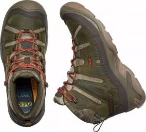 Buty trekkingowe męskie Keen Circadia Mid WP oliwkowe r. 46 6