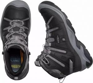 Buty trekkingowe męskie Keen Circadia Mid WP czarno-szare r. 46 6