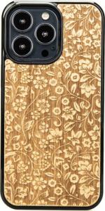 BeWood Drewniane Etui iPhone 13 Pro KWIATY POLNE ANIEGRE 1