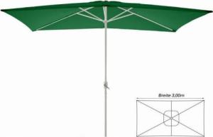 Garthen Parasol przeciwsłoneczny prostokątny 2x3 m - zielony 1