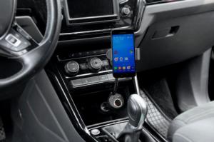 Compass Sprężynowy uchwyt na telefon - 20 cm, 2 x USB 3