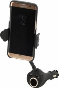 Compass Sprężynowy uchwyt na telefon - 20 cm, 2 x USB 5