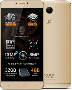 Smartfon AllView 32 GB Dual SIM Złoty  (X3 Soul Plus Złoty) 1