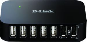 HUB USB D-Link 7x USB-A 2.0 (DUBH7) 2