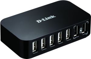 HUB USB D-Link 7x USB-A 2.0 (DUBH7) 1