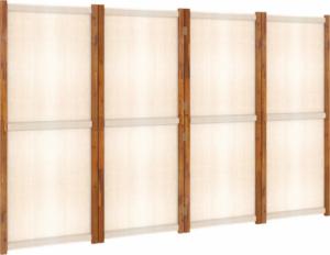 vidaXL vidaXL Parawan 4-panelowy, kremowy, 280 x 180 cm 2