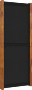 vidaXL Parawan 5-panelowy, czarny, 350 x 180 cm 7