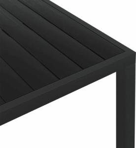 vidaXL vidaXL 5-cz. zestaw mebli ogrodowych z poduszkami, polirattan, szary 10