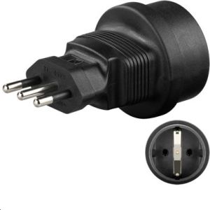 MicroConnect Uniwersalny adapter Italy/Schuko (PETRAVEL2) 1