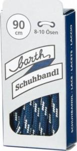 barth Sznurowadła, 90 cm, okrągłe, niebiesko-białe (6 par) 1