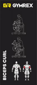 Gymrex Maszyna urządzenie do treningu bicepsów na wolny ciężar BICEPS CURL Maszyna urządzenie do treningu bicepsów na wolny ciężar BICEPS CURL 5