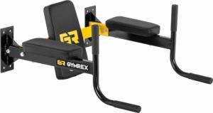 Gymrex Poręcz treningowa ścienna do ćwiczeń mięśni brzucha ramion klatki piersiowej dipów do 120 kg Poręcz treningowa ścienna do ćwiczeń mięśni brzucha ramion klatki piersiowej dipów do 120 kg 2