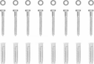 Gymrex Poręcz treningowa ścienna do ćwiczeń mięśni brzucha ramion klatki piersiowej dipów do 120 kg Poręcz treningowa ścienna do ćwiczeń mięśni brzucha ramion klatki piersiowej dipów do 120 kg 6