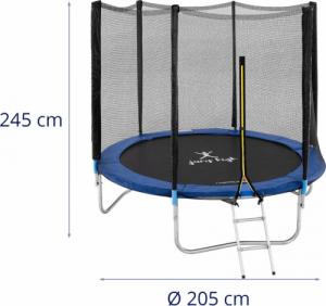 Trampolina ogrodowa Gymrex GR-TR01 z siatką zewnętrzną 8 FT 244 cm 8
