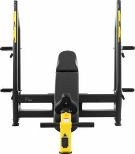 Gymrex Ławeczka treningowa czarno-żółta 3