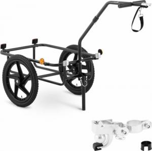 Uniprodo Wózek przyczepka rowerowa transportowa z odblaskami do 35 kg 1