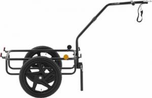Uniprodo Wózek przyczepka rowerowa transportowa z odblaskami do 35 kg 7