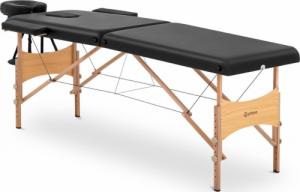 Physa Stół łóżko do masażu drewniane przenośne składane Toulouse Black do 227 kg czarne Stół łóżko do masażu drewniane przenośne składane Toulouse Black do 227 kg czarne 2