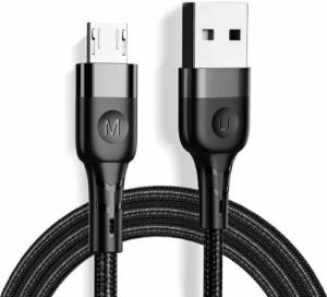Kabel USB Jellico USB-A - microUSB 1.2 m Czarny (6972310645810) 1