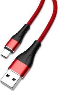 Kabel USB Jellico USB-A - microUSB 1.2 m Czerwony (6973771101945) 1