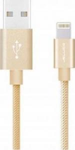 Kabel USB Jellico USB-A - microUSB 1 m Złoty (6971805920630) 1