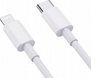 Kabel USB Jellico USB-C - Lightning 1 m Biały (6972310641799) 1