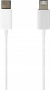 Kabel USB Jellico USB-C - Lightning 1 m Biały (6972310641799) 3