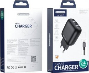 Ładowarka Jellico C33 2x USB-A 2.4 A (6972310641768) 2