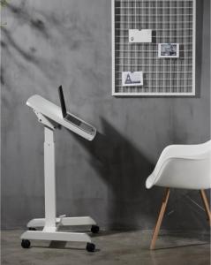 Fromm & Starck Stolik stojak pod laptopa odchylany regulowany na kółkach 60 x 52 cm 760 - 1130 mm Stolik stojak pod laptopa odchylany regulowany na kółkach 60 x 52 cm 760 - 1130 mm 9