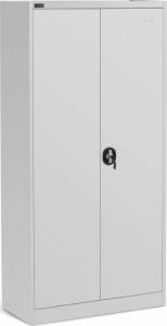 Fromm & Starck Szafa biurowa metalowa na dokumenty 4 półki z drzwiami uchylnymi wys. 180 cm SZARA Szafa biurowa metalowa na dokumenty 4 półki z drzwiami uchylnymi wys. 180 cm SZARA 2