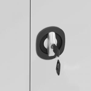 Fromm & Starck Szafa biurowa metalowa na dokumenty 4 półki z drzwiami uchylnymi wys. 180 cm SZARA Szafa biurowa metalowa na dokumenty 4 półki z drzwiami uchylnymi wys. 180 cm SZARA 4