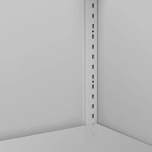 Fromm & Starck Szafa biurowa metalowa na dokumenty 4 półki z drzwiami uchylnymi wys. 180 cm SZARA Szafa biurowa metalowa na dokumenty 4 półki z drzwiami uchylnymi wys. 180 cm SZARA 5