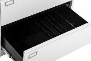 Fromm & Starck Szafa kartotekowa biurowa metalowa do kartotek dokumentów A4/F4 4 szuflady Szafa kartotekowa biurowa metalowa do kartotek dokumentów A4/F4 4 szuflady 3