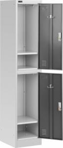 Fromm & Starck Szafa skrytka socjalna ubraniowa metalowa z zamkami na klucz 2-drzwiowa Szafa skrytka socjalna ubraniowa metalowa z zamkami na klucz 2-drzwiowa 3