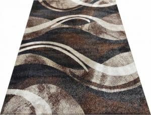 Profeos Brązowy prostokątny dywan do salonu - Dravi 240 x 330 cm 1