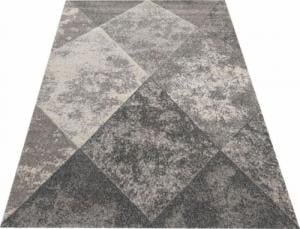 Profeos Szary geometryczny nowoczesny dywan - Vilat 160 x 220 cm 1