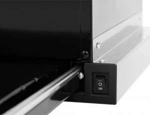 Okap Bredeco Okap kuchenny teleskopowy podszafkowy do zabudowy STAL LED 301.6 m3/h 60 cm Okap kuchenny teleskopowy podszafkowy do zabudowy STAL LED 301.6 m3/h 60 cm 4