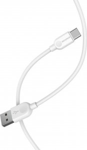 Kabel USB Borofone BOROFONE USB KABEL - BX14 2.4A USB-C 1M BIAŁY 3
