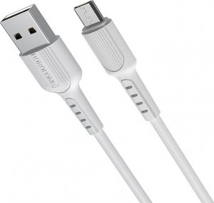 Kabel USB Borofone BOROFONE USB KABEL - BX16 2A MICRO USB 1M BIAŁY 1