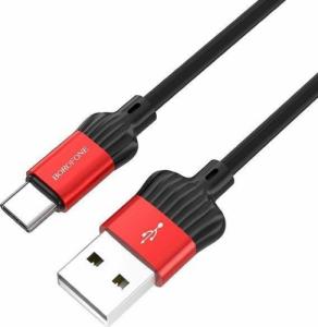 Kabel USB Borofone USB-A - USB-C 1 m Czarny (6931474705990) 1