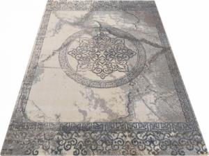 Profeos Szary prostokątny dywan rozeta - Vasco 3S 120 x 170 cm 1