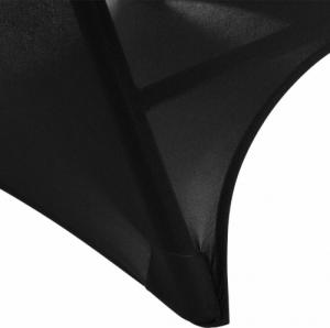 Royal Catering Pokrowiec elastyczny uniwersalny na krzesło czarny Pokrowiec elastyczny uniwersalny na krzesło czarny 3