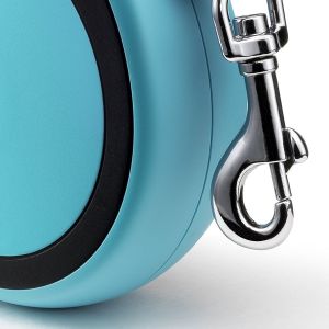 Flexi New Comfort Smycz automatyczna M taśma 5m Niebieska 4