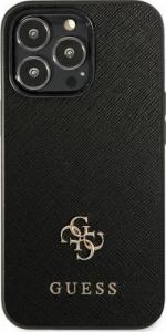 Guess Guess GUHCP13LPS4MK iPhone 13 Pro / 13 6,1" czarny/black hardcase Saffiano 4G Small Metal Logo 3