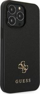 Guess Guess GUHCP13LPS4MK iPhone 13 Pro / 13 6,1" czarny/black hardcase Saffiano 4G Small Metal Logo 4