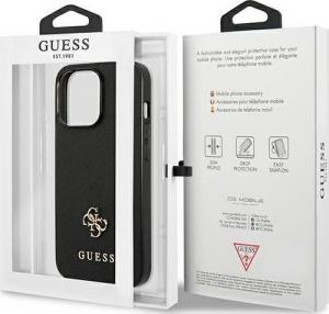 Guess Guess GUHCP13LPS4MK iPhone 13 Pro / 13 6,1" czarny/black hardcase Saffiano 4G Small Metal Logo 7