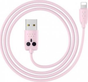 Kabel USB Hoco USB-A - Lightning 1 m Różowy (6957531093657) 1