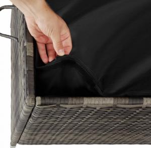 Skrzynia ogrodowa Tectake Skrzynia ogrodowa Kiruna 120x55x61,5cm, 270 L - szary 7